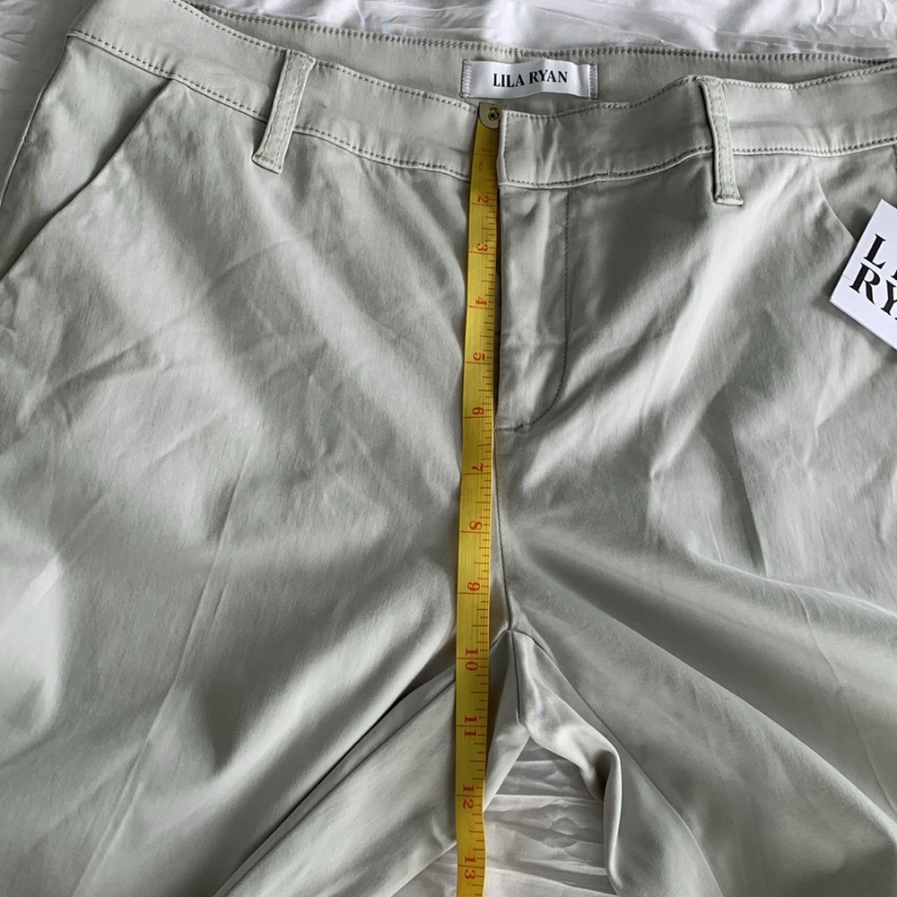 LILA RYAN NWT! Women’s Bootcut Trousers GrayViolet Soft Brushed Sateen Fitted 10 - Picture 10 of 12